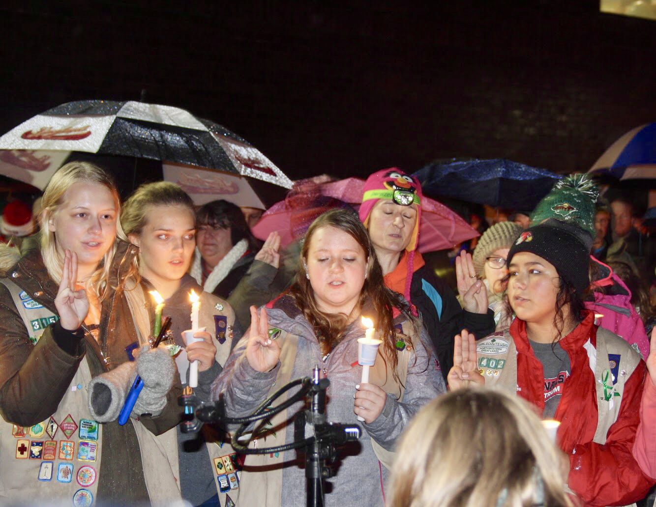 Candlelight vigil